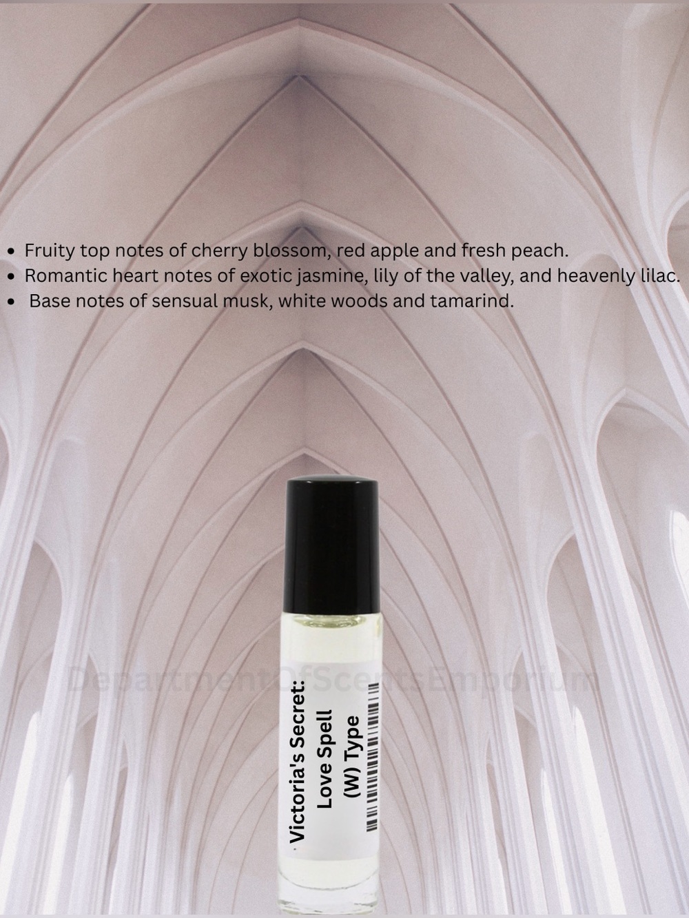 V/S Love Spell (W) Type 1/3 oz Roll-On Glass Bottle